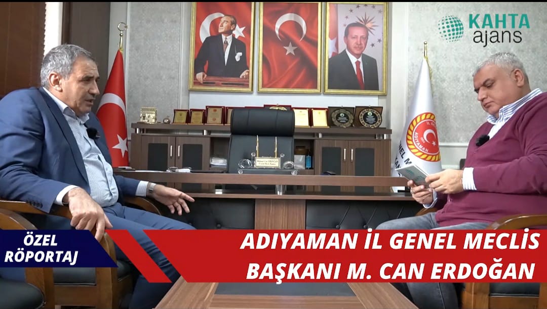 BAŞKAN MEHMET CAN ERDOĞAN İLE RÖPORTAJ